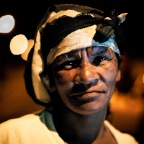 Street lady at Night